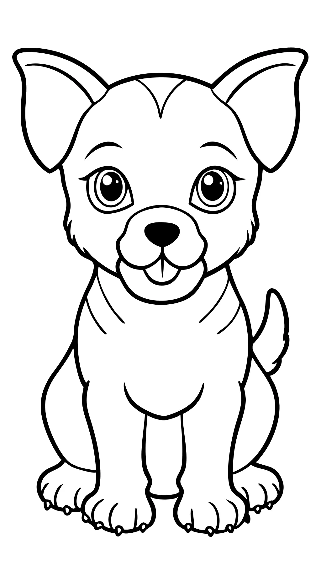 coloriages imprimables de chiots